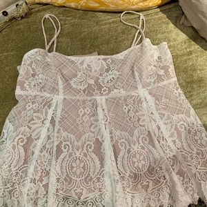 BCBG Lace Strap TOP